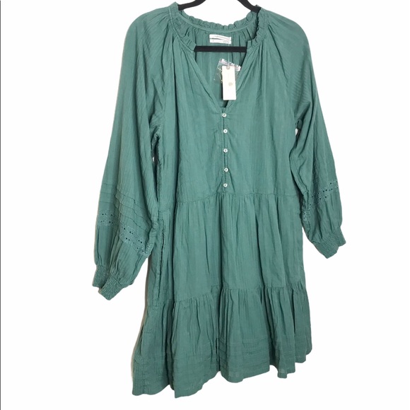 NWT Anthropologie Carrie Tiered Tunic Dress - Picture 7 of 9